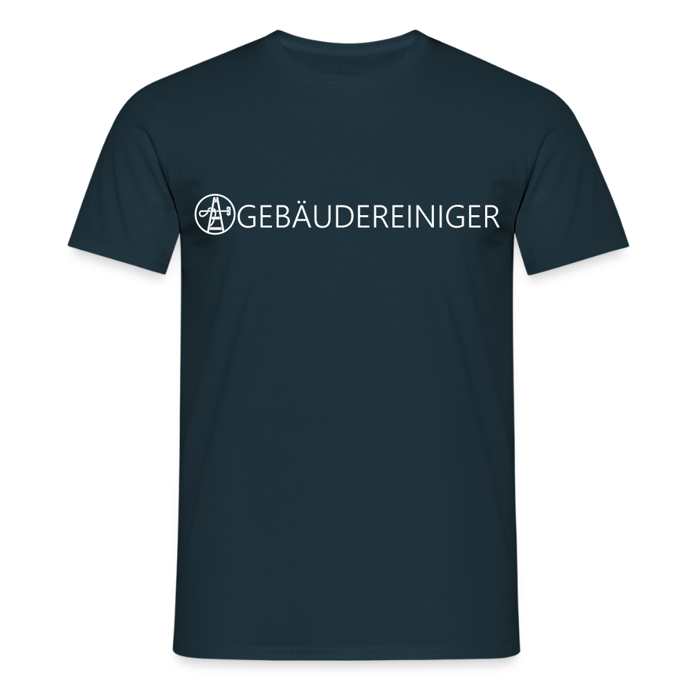 Unisex T-Shirt "Gebäudereiniger" Navy Männer T-Shirt