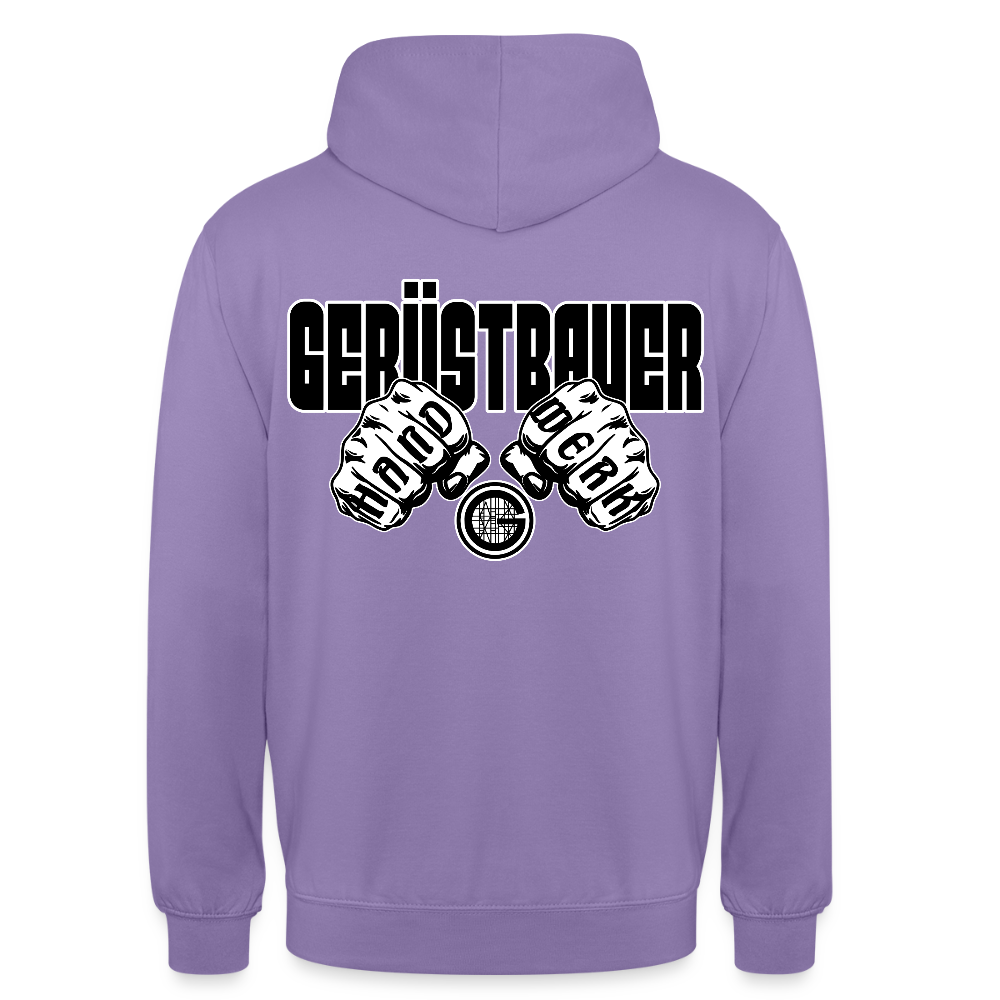 Unisex Hoodie "Gerüstbauer" - Lavendel