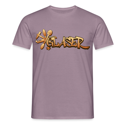 Unisex T-Shirt "Glaser" Lilagrau Männer T-Shirt