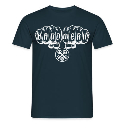 Unisex T-Shirt "Schlosser" Navy Männer T-Shirt