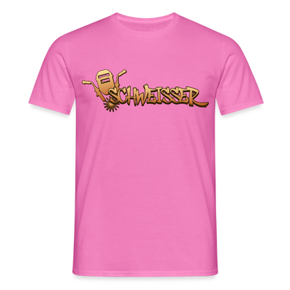 Unisex T-Shirt "Schweisser" Pink Männer T-Shirt