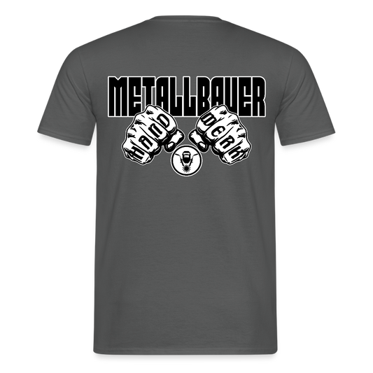 Unisex T-Shirt "Metallbauer" Anthrazit Männer T-Shirt