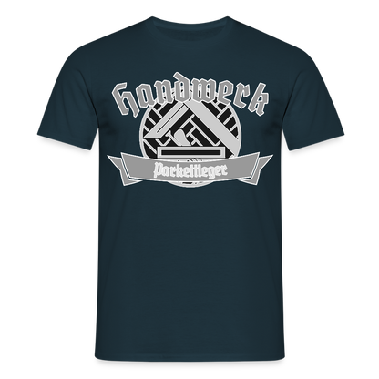 Unisex T-Shirt "Parkettleger" Navy Männer T-Shirt