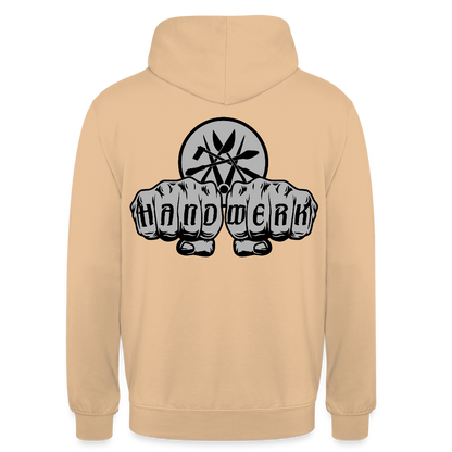 Unisex Hoodie "Spengler" beidseitig bedruckt - Pfirsich