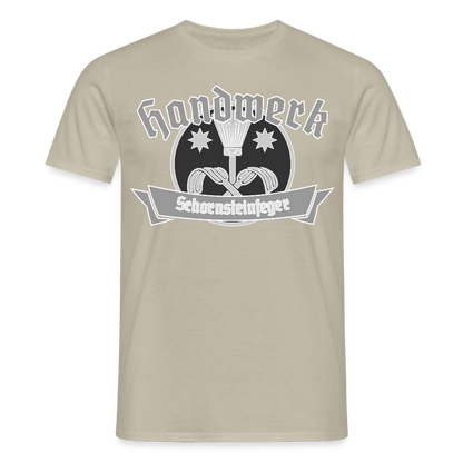 Unisex T-Shirt "Schornsteinfeger" Sandbeige Männer T-Shirt