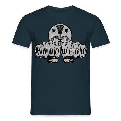 Unisex T-Shirt "Schornsteinfeger" Navy Männer T-Shirt