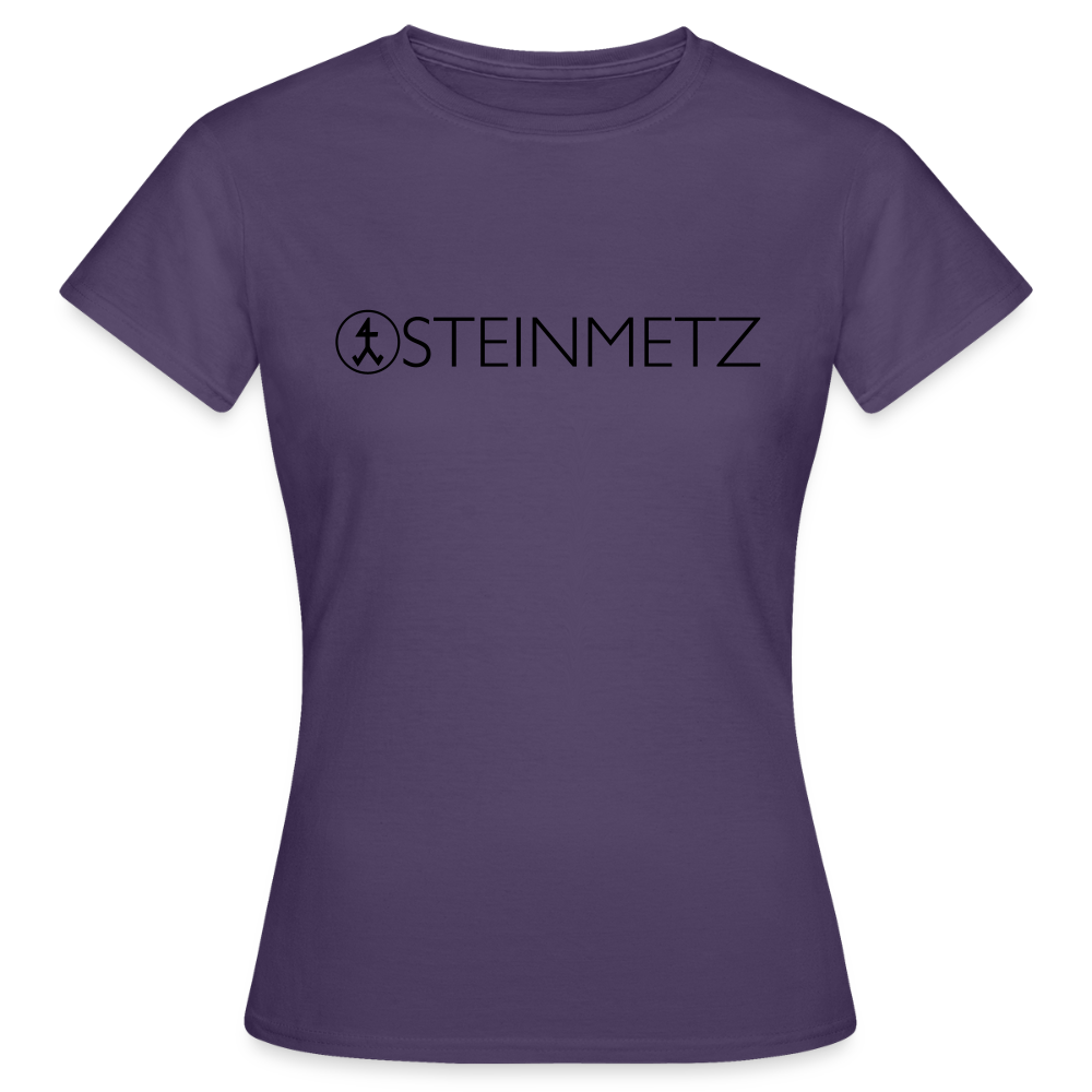 Frauen T-Shirt "Steinmetz" Dunkellila Frauen T-Shirt