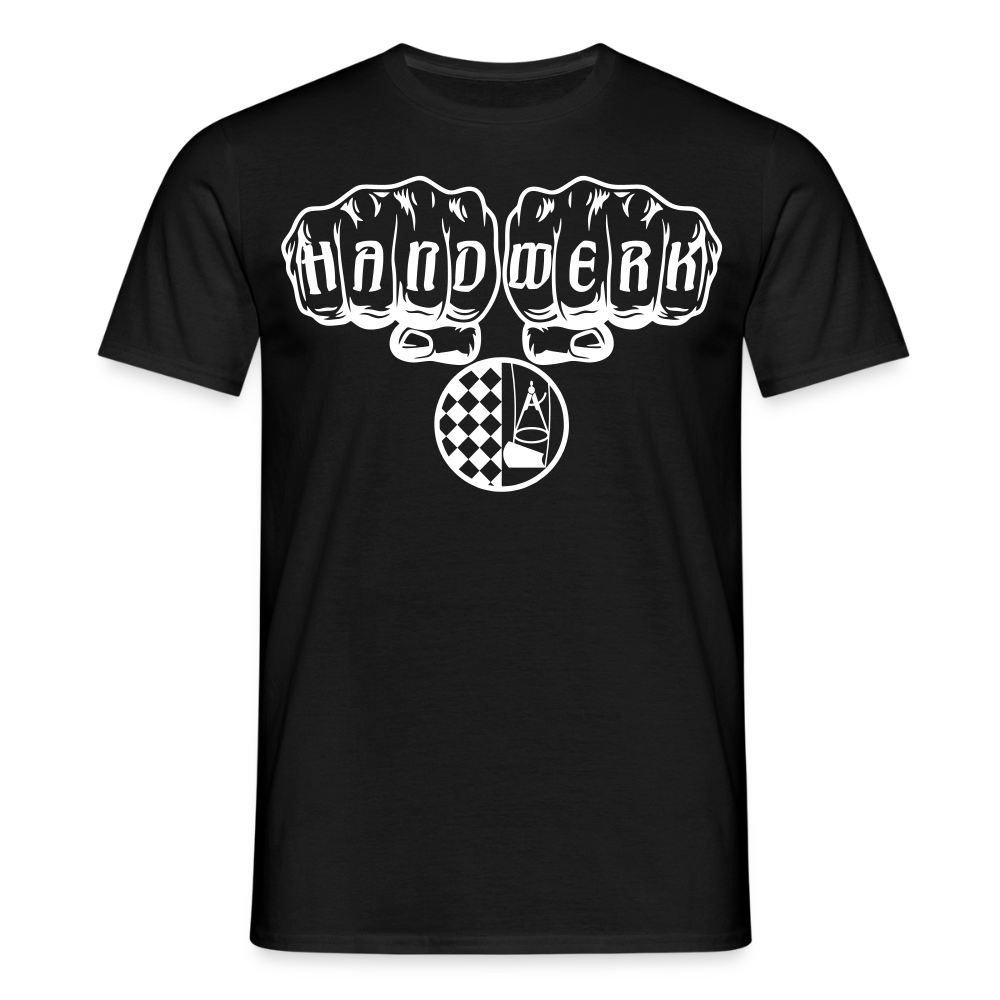 Unisex T-Shirt "Bodenleger" Schwarz Männer T-Shirt