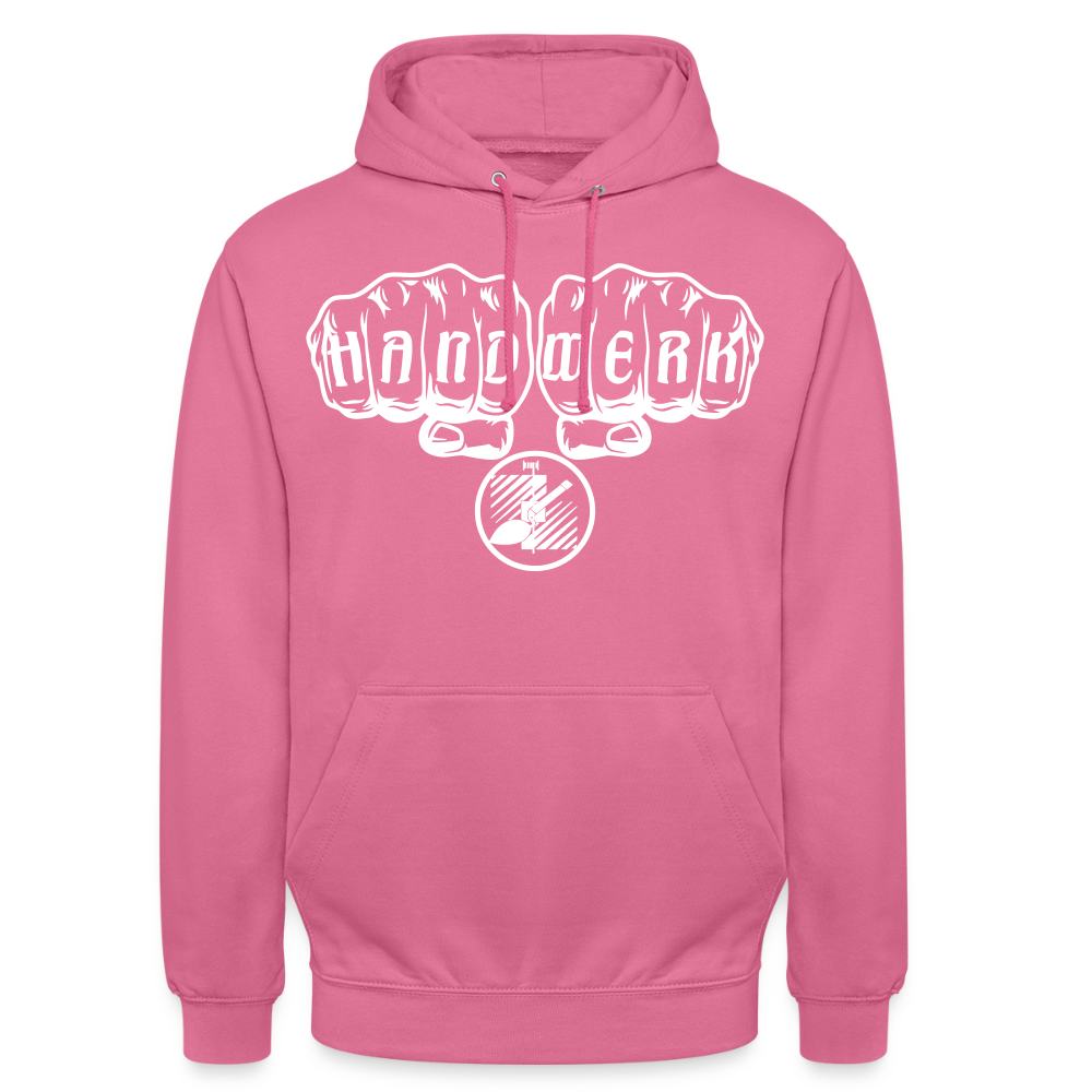 Unisex Hoodie "Fliesenleger" Pink Unisex Hoodie