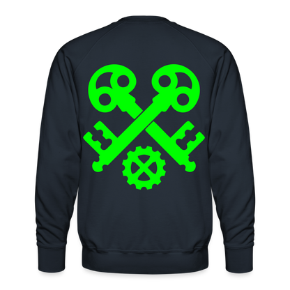 Unisex Premium Pullover "Schlosser" neongrün Männer Premium Pullover