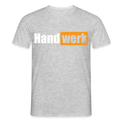 Unisex T-Shirt "Handwerk" Grau meliert Männer T-Shirt
