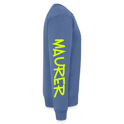 Unisex Premium Pullover "Maurer" neongelb Männer Premium Pullover