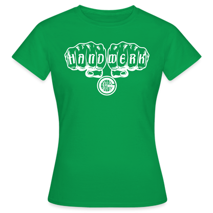 Frauen T-Shirt "Gerüstbauer" - Kelly Green