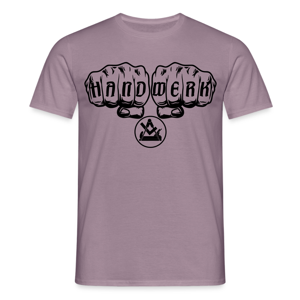 Unisex T-Shirt "Schreiner" Lilagrau Männer T-Shirt