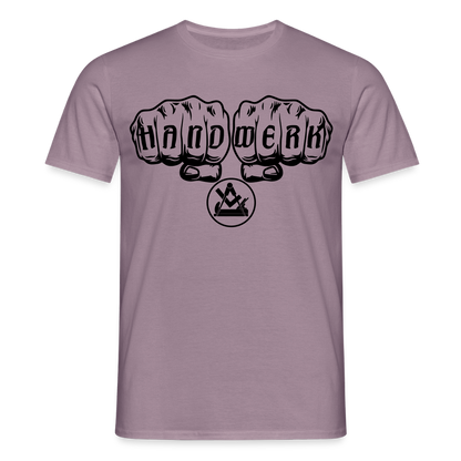 Unisex T-Shirt "Schreiner" Lilagrau Männer T-Shirt