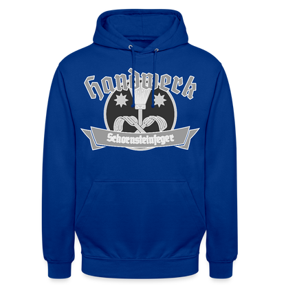 Unisex Hoodie "Schornsteinfeger" Royalblau Unisex Hoodie
