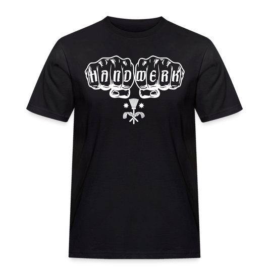 Männer Workwear T-Shirt "Schornsteinfeger" - Schwarz