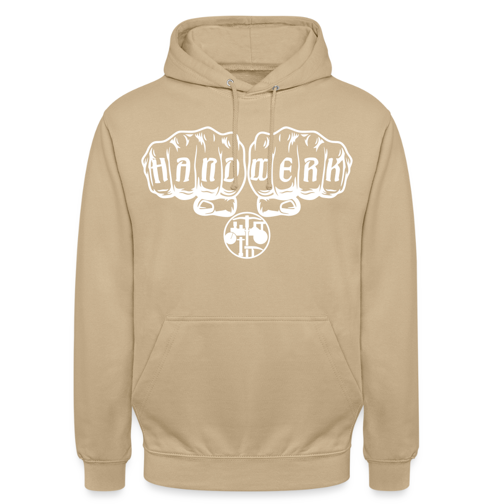 Unisex Hoodie "Strassenbauer" Beige Unisex Hoodie