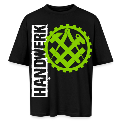 Oversized Unisex T-Shirt "Mechaniker" Schwarz Oversized Unisex T-Shirt