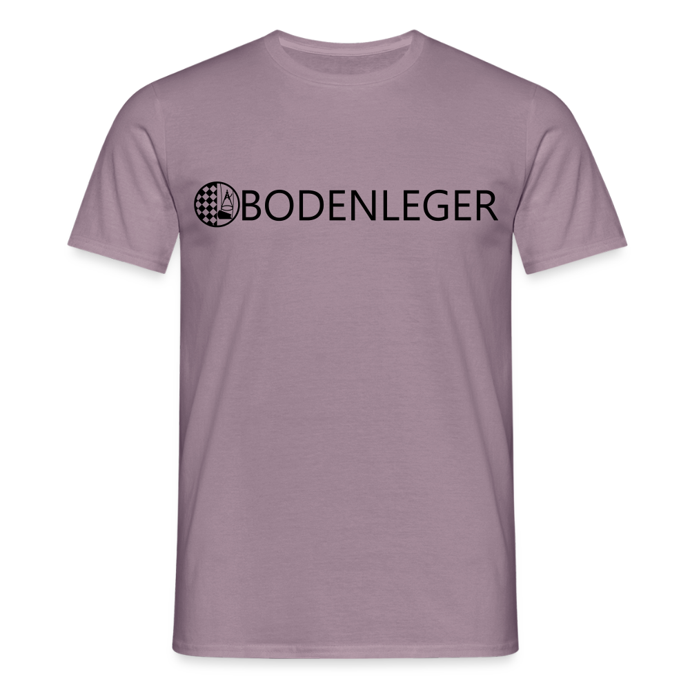 Unisex T-Shirt "Bodenleger" Lilagrau Männer T-Shirt