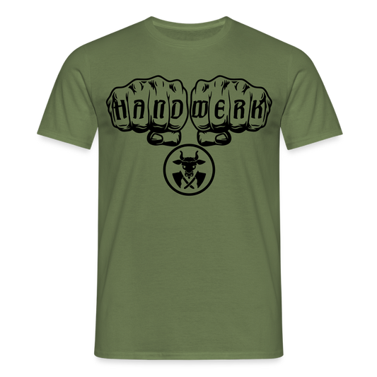 Unisex T-Shirt "Metzger" Militärgrün Männer T-Shirt