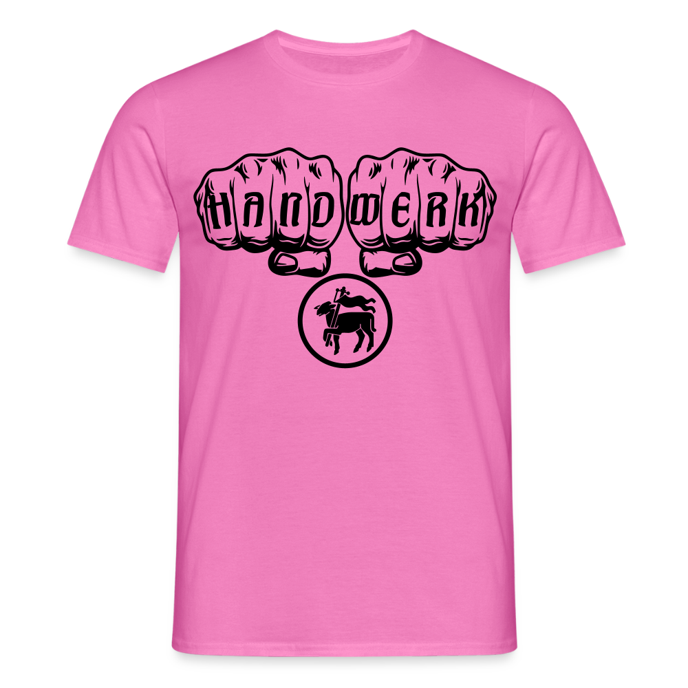 Unisex T-Shirt "Fleischer" Pink Männer T-Shirt