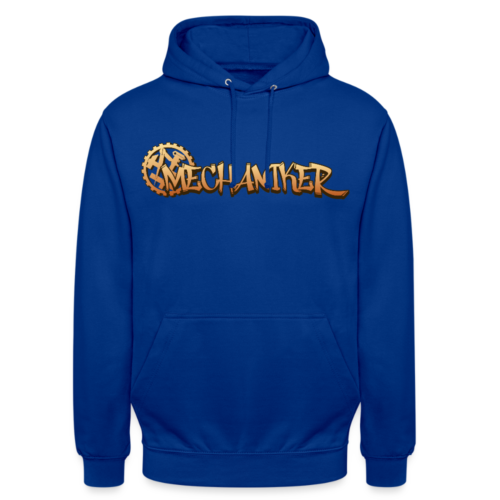 Unisex Hoodie "Mechaniker" Royalblau Unisex Hoodie
