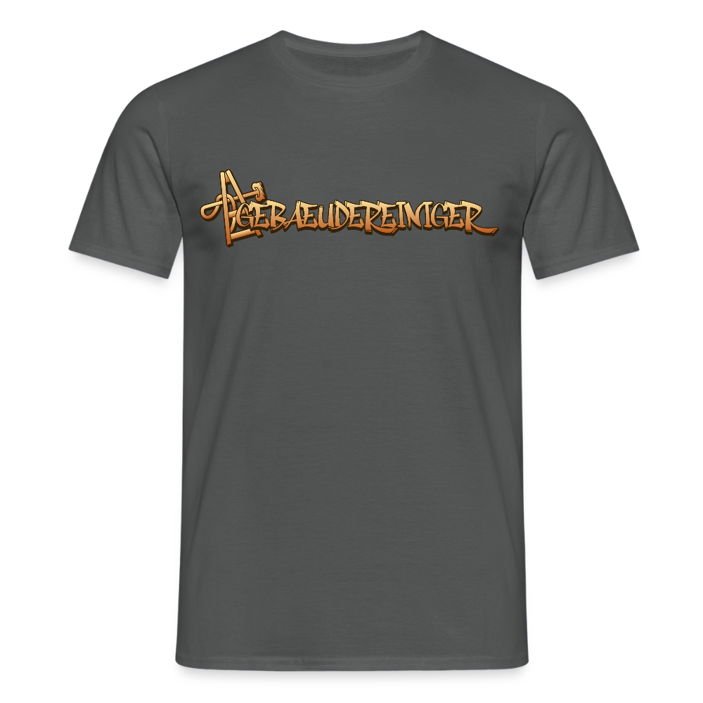 Unisex T-Shirt "Gebäudereiniger" Anthrazit Männer T-Shirt