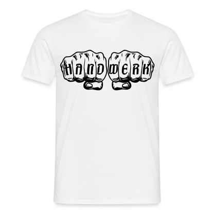 Unisex T-Shirt "Handwerk" Weiß Männer T-Shirt