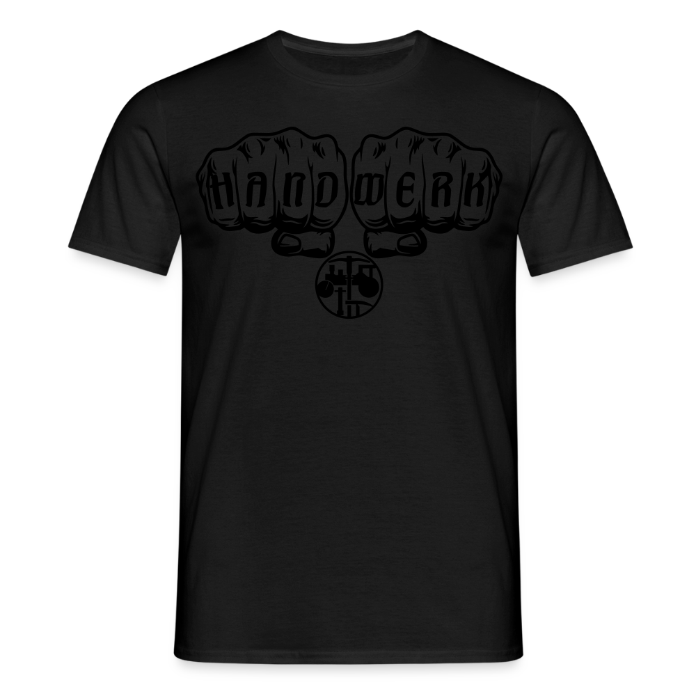 Unisex T-Shirt "Strassenbauer" Schwarz Männer T-Shirt