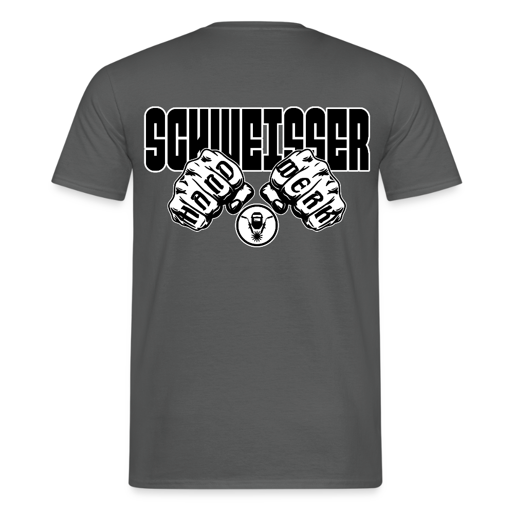 Unisex T-Shirt "Schweisser" Anthrazit Männer T-Shirt
