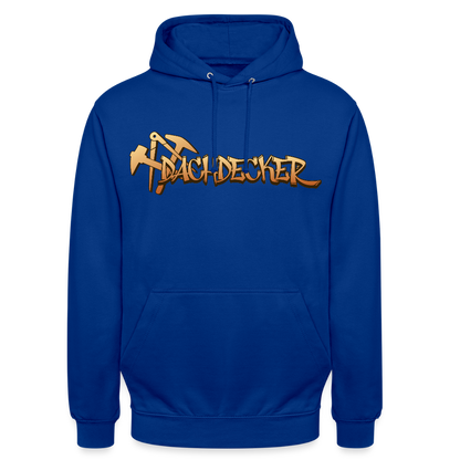 Unisex Hoodie "Dachdecker" Royalblau Unisex Hoodie