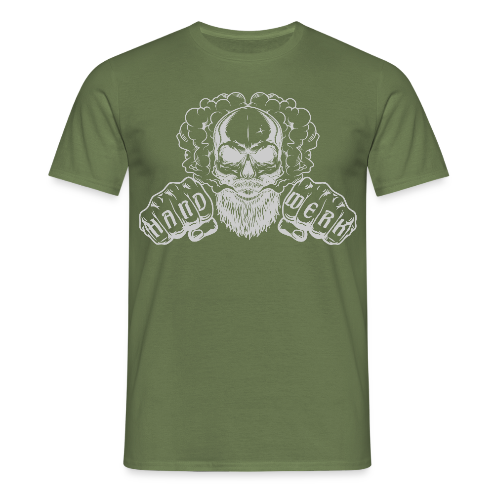 Unisex T-Shirt "Blackbeard-Handwerk" Militärgrün Männer T-Shirt