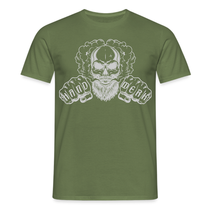 Unisex T-Shirt "Blackbeard-Handwerk" Militärgrün Männer T-Shirt