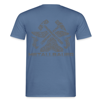 Unisex T-Shirt "Metallbauer" Taubenblau Männer T-Shirt