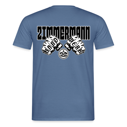 Unisex T-Shirt "Zimmermann" Taubenblau Männer T-Shirt