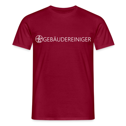 Unisex T-Shirt "Gebäudereiniger" Ziegelrot Männer T-Shirt