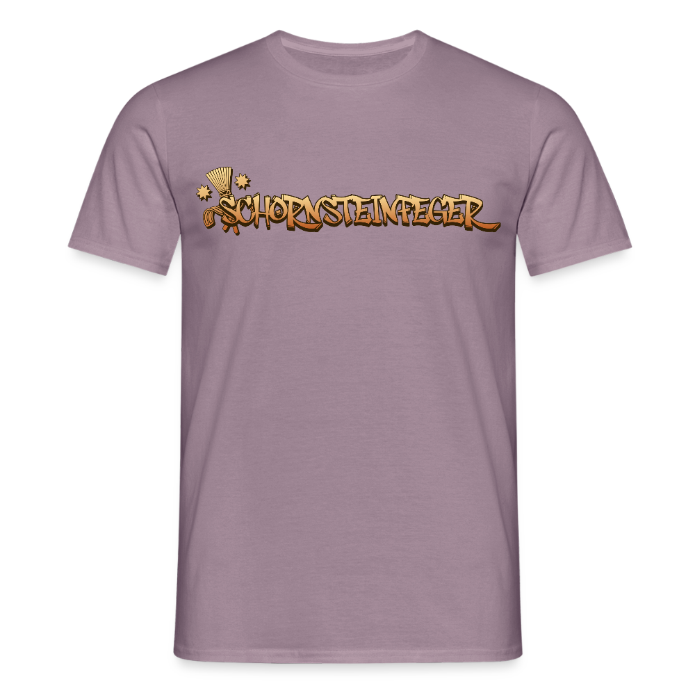 Unisex T-Shirt "Schornsteinfeger" Lilagrau Männer T-Shirt