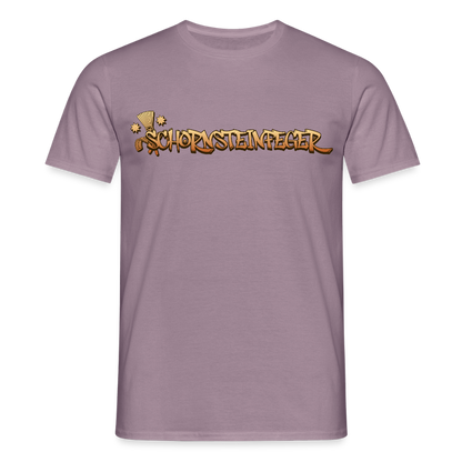 Unisex T-Shirt "Schornsteinfeger" Lilagrau Männer T-Shirt