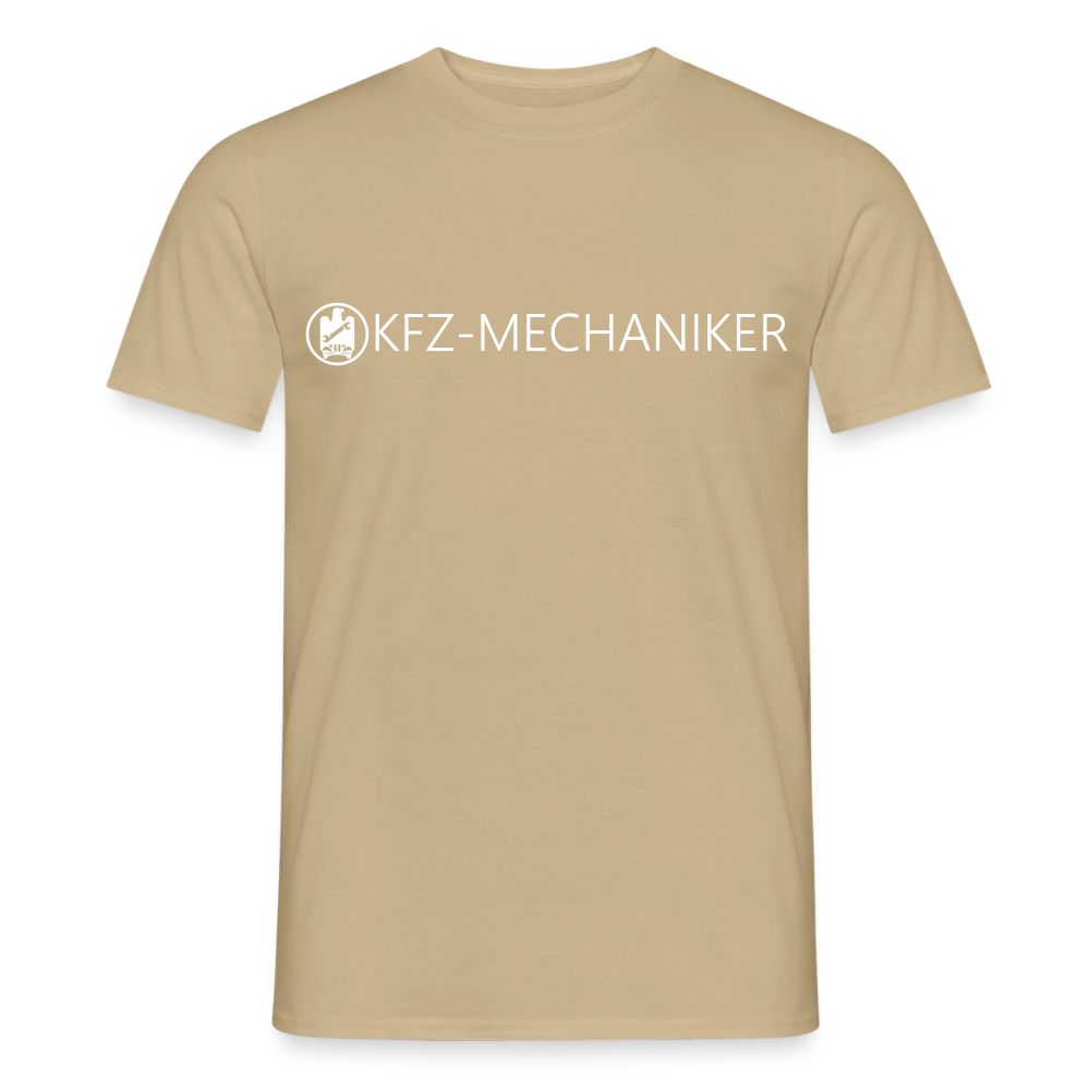 Unisex T-Shirt "KFZ-Mechaniker"-Lite Sandbeige Männer T-Shirt {{ color }}