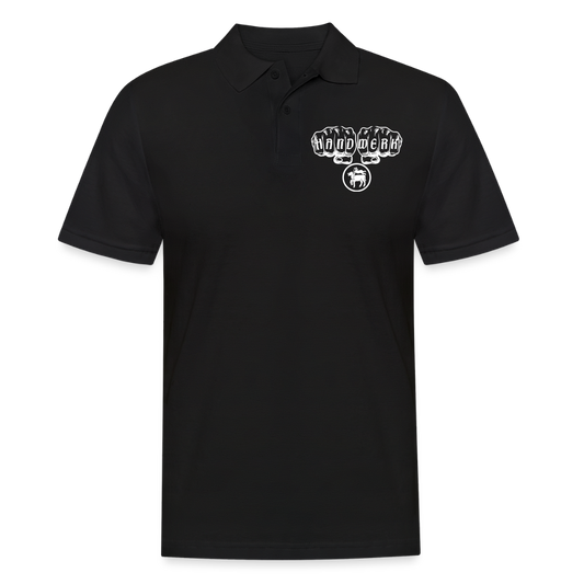 Männer Poloshirt "Fleischer" - Schwarz