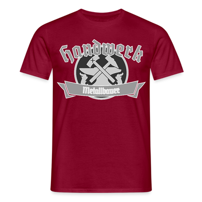 Unisex T-Shirt "Metallbauer" Ziegelrot Männer T-Shirt