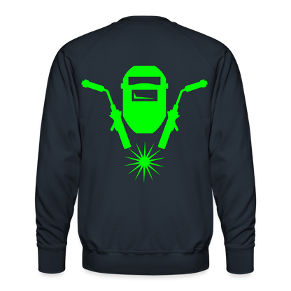 Unisex Premium Pullover "Metallbauer" neongrün Männer Premium Pullover