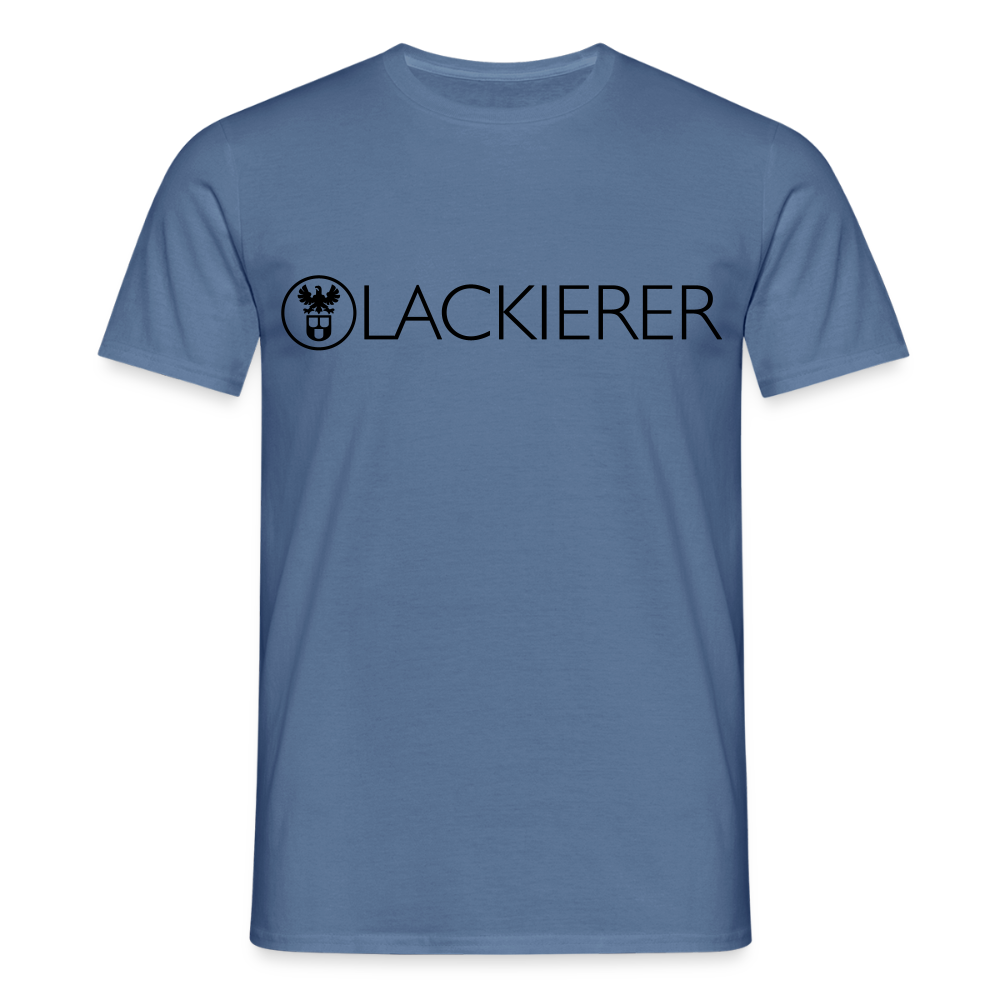 Unisex T-Shirt "Lackierer" Taubenblau Männer T-Shirt