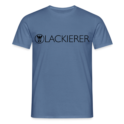 Unisex T-Shirt "Lackierer" Taubenblau Männer T-Shirt