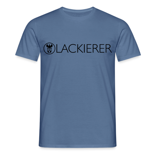 Unisex T-Shirt "Lackierer" Taubenblau Männer T-Shirt