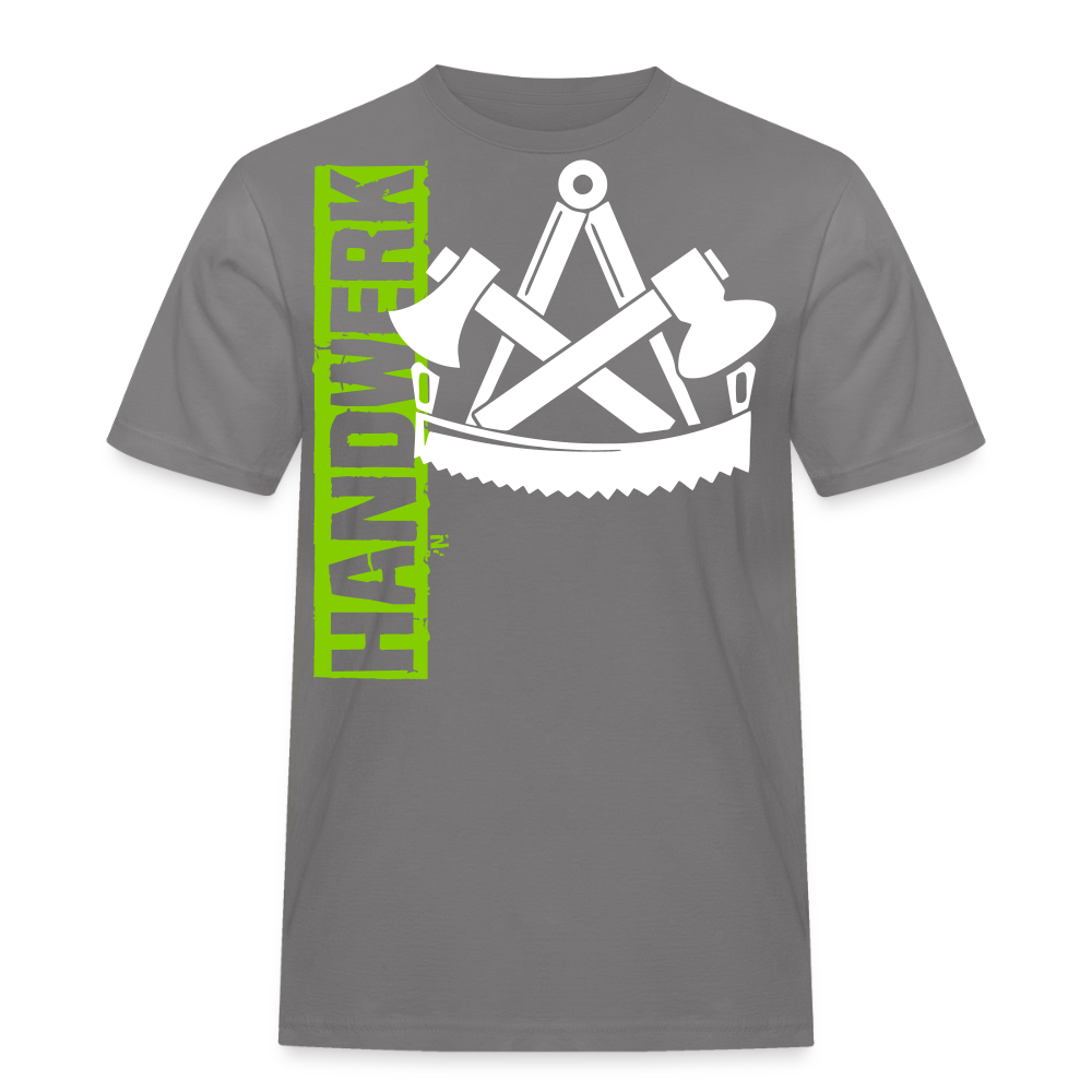 Unisex Workwear T-Shirt "Zimmermann" Grau Männer Workwear T-Shirt