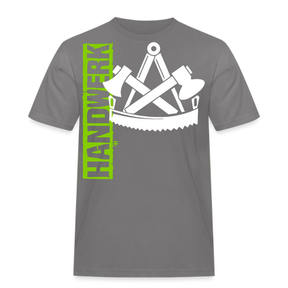 Unisex Workwear T-Shirt "Zimmermann" Grau Männer Workwear T-Shirt