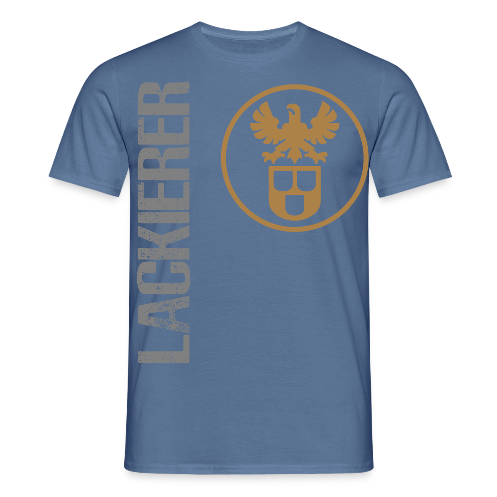 Unisex T-Shirt "Lackierer" Taubenblau Männer T-Shirt