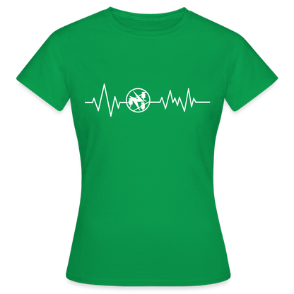 Frauen T-Shirt "Elektriker" Kelly Green Frauen T-Shirt
